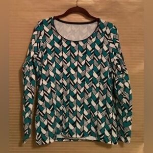 KIM ROGERS~GEO DESIGN~ BLOUSE~M